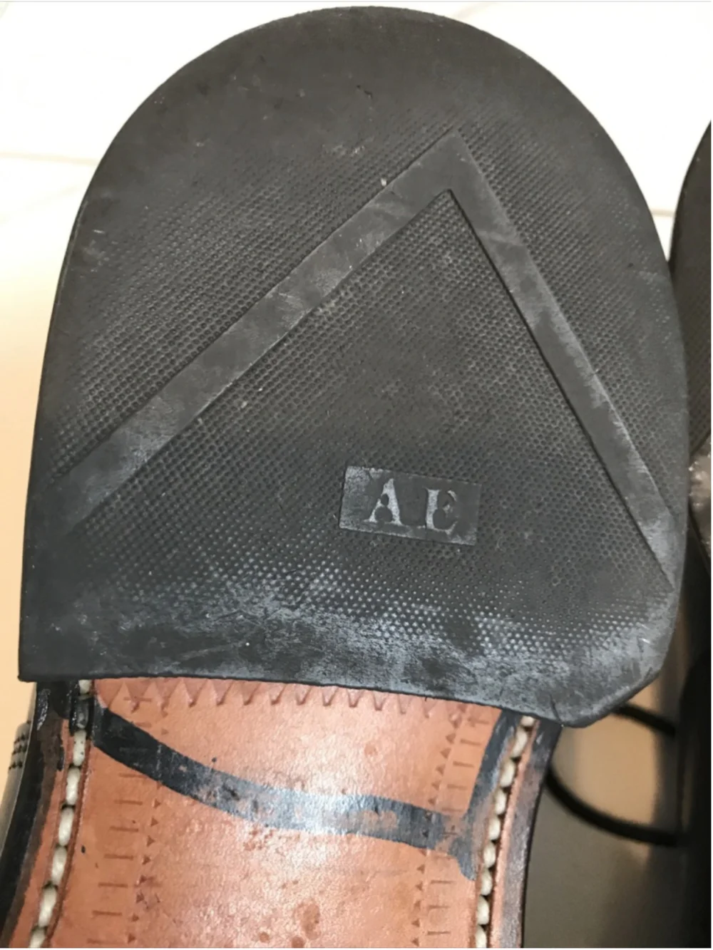 Allen Edmonds Park Avenue Cap-toe Oxford Men's Dress Shoe Size US 6.5 D Preowned